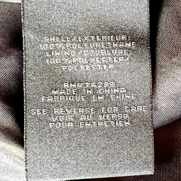 NWT Jessica Simpson Ruffled Black Faux Moto Leather Jacket Size Small - Picture 14 of 16